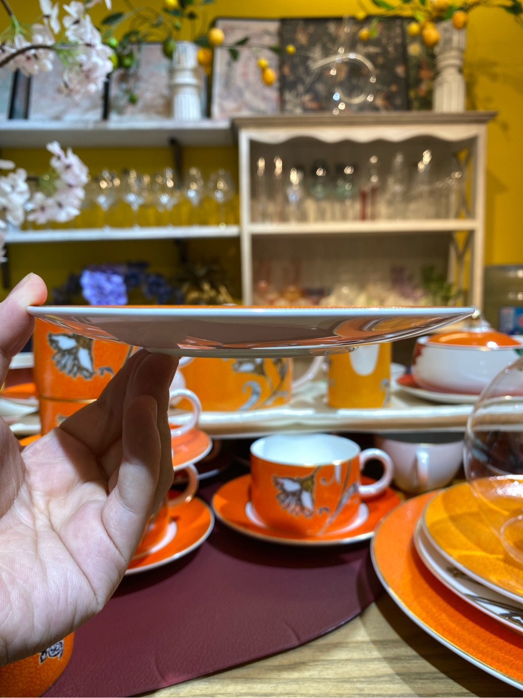 Đĩa lót tách trà Nile garden