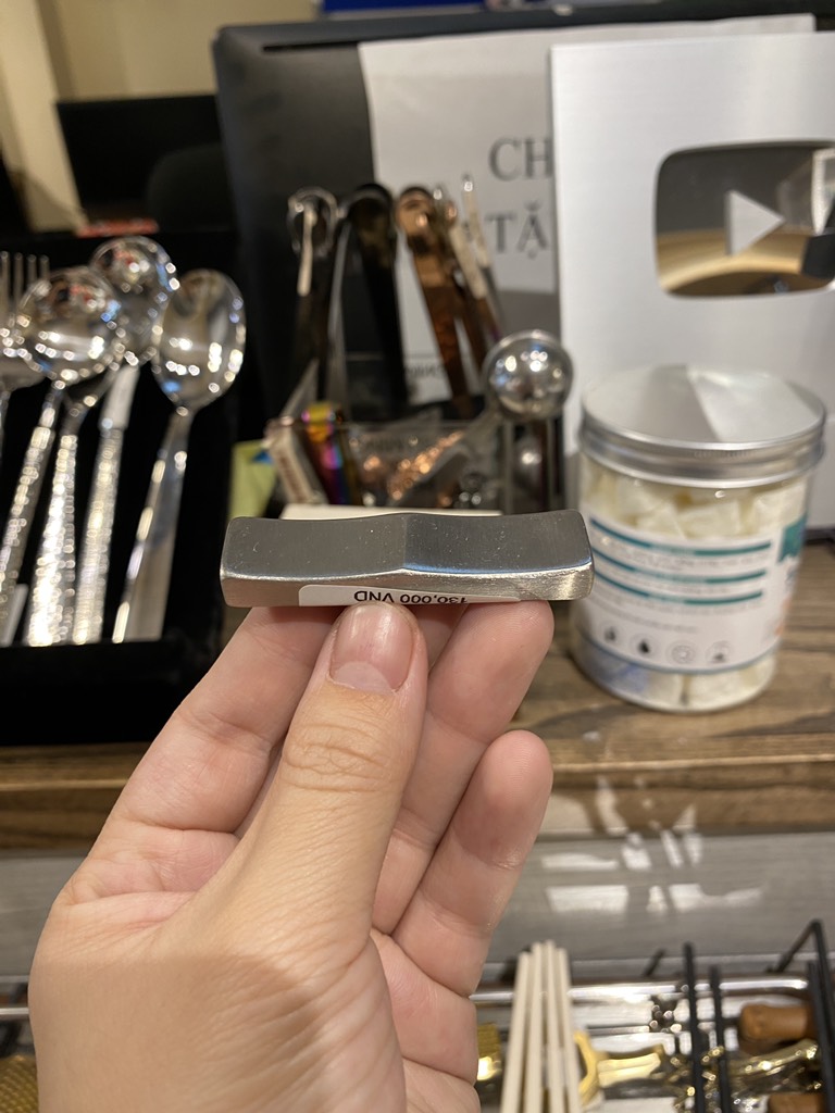 Gác đũa inox mờ