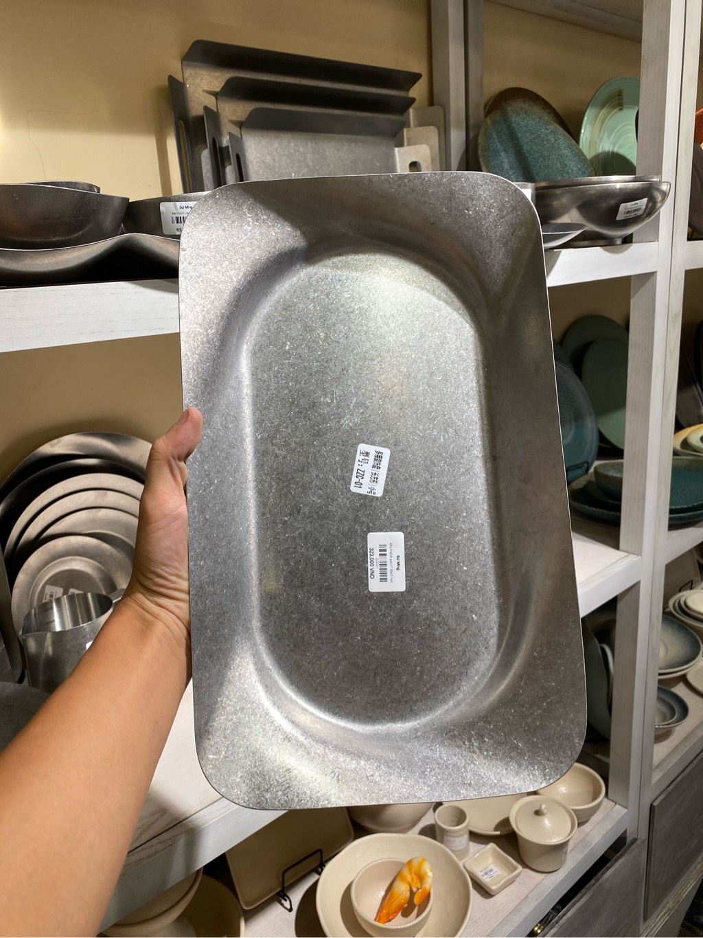 Đĩa INOX zzc01 35x21cm