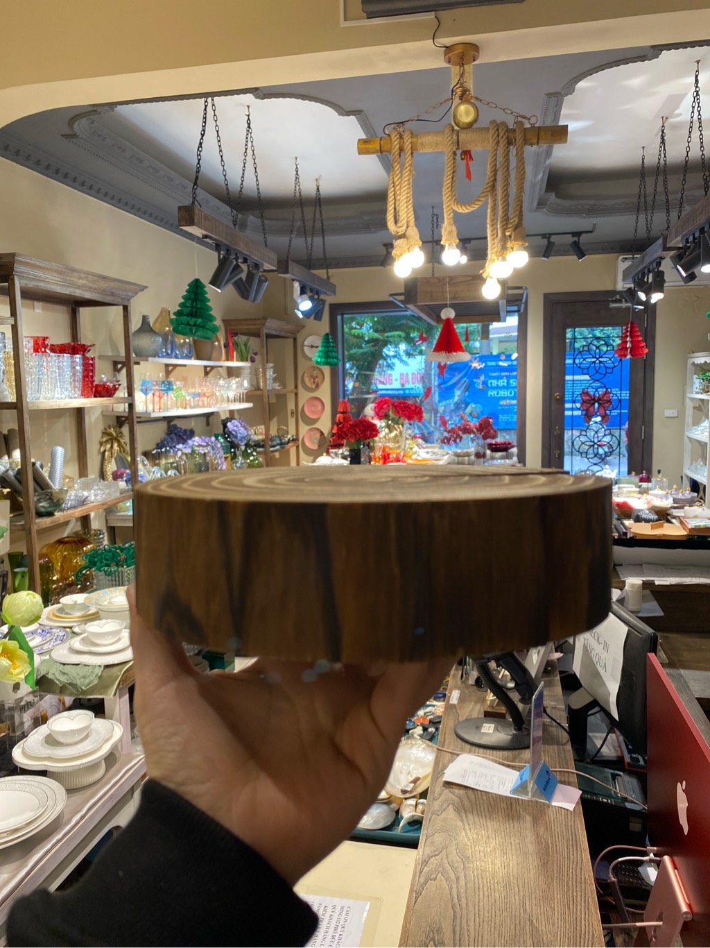 Tấm Gỗ Nứt Tự Nhiên 20cm