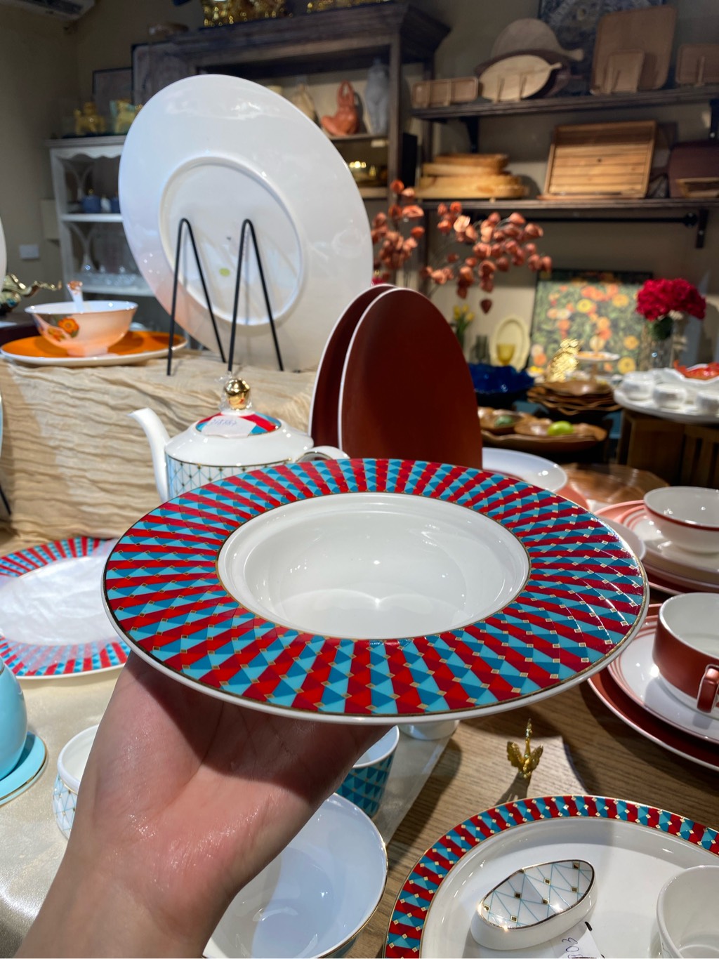 Đĩa soup 9inch Gypsophila Collection