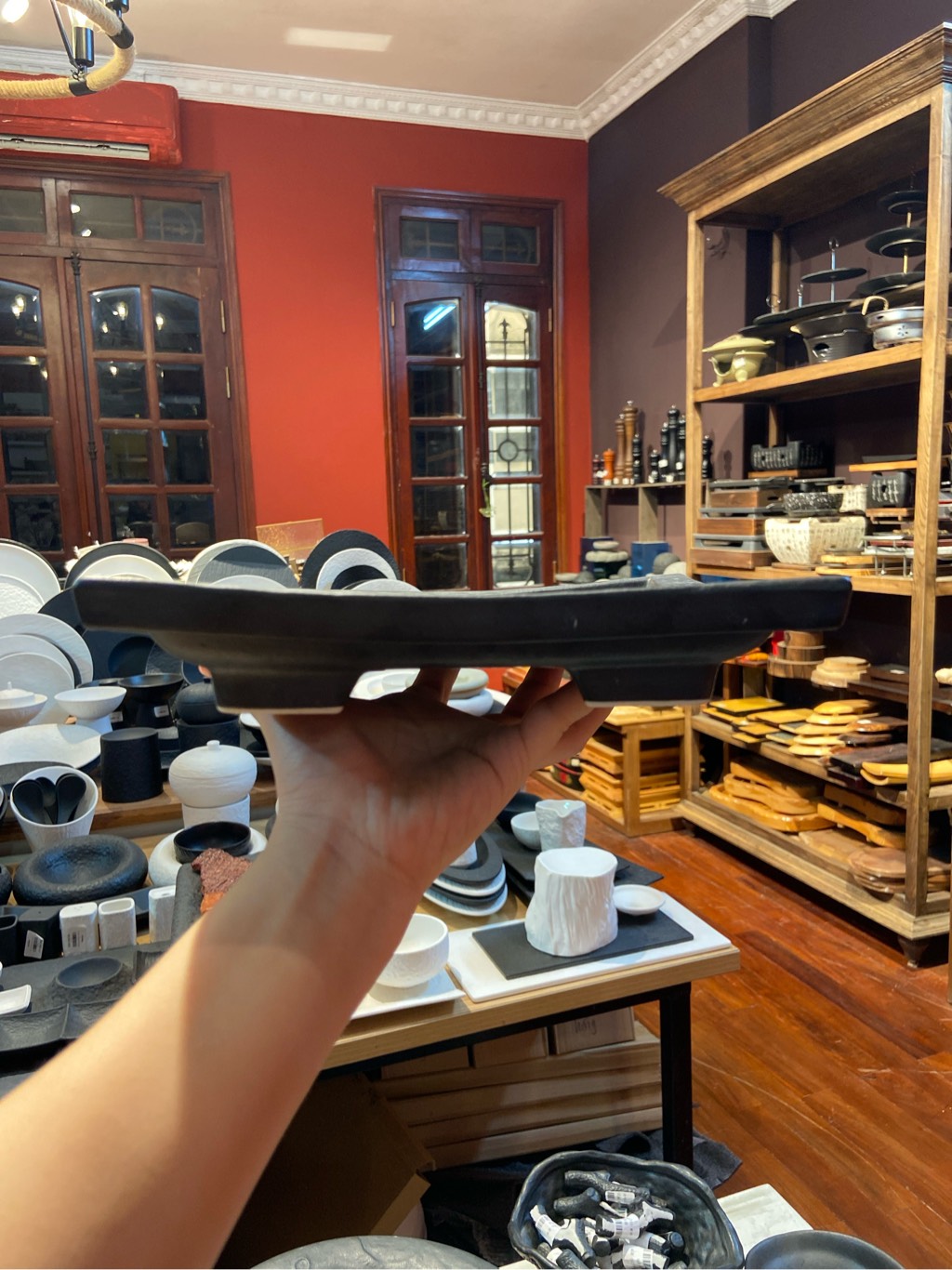 Đĩa vuông vành đứng 7inch đen méo C275