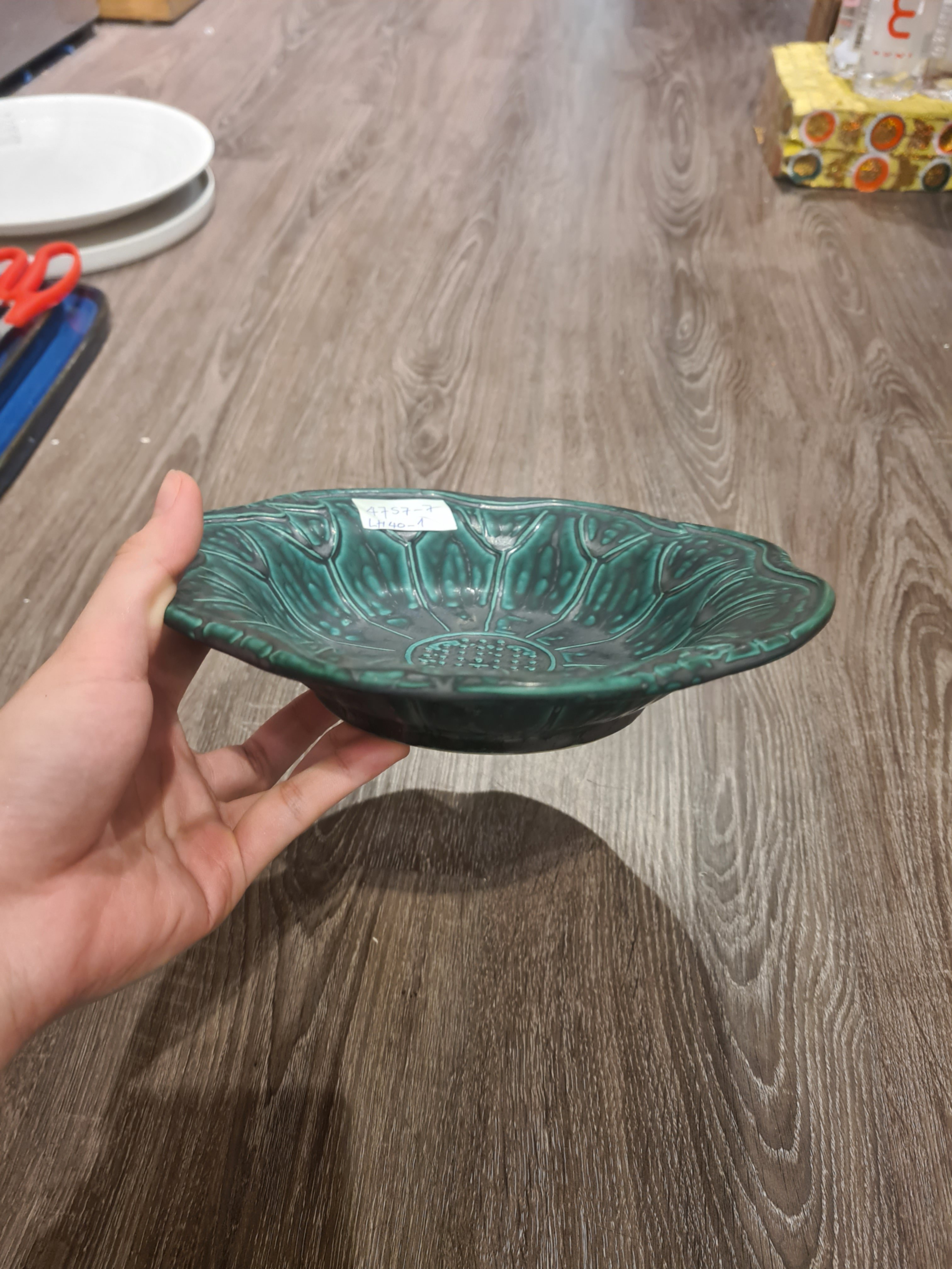 Tô trẹt miệng dúng sen 22cm xanh Thiên Phúc