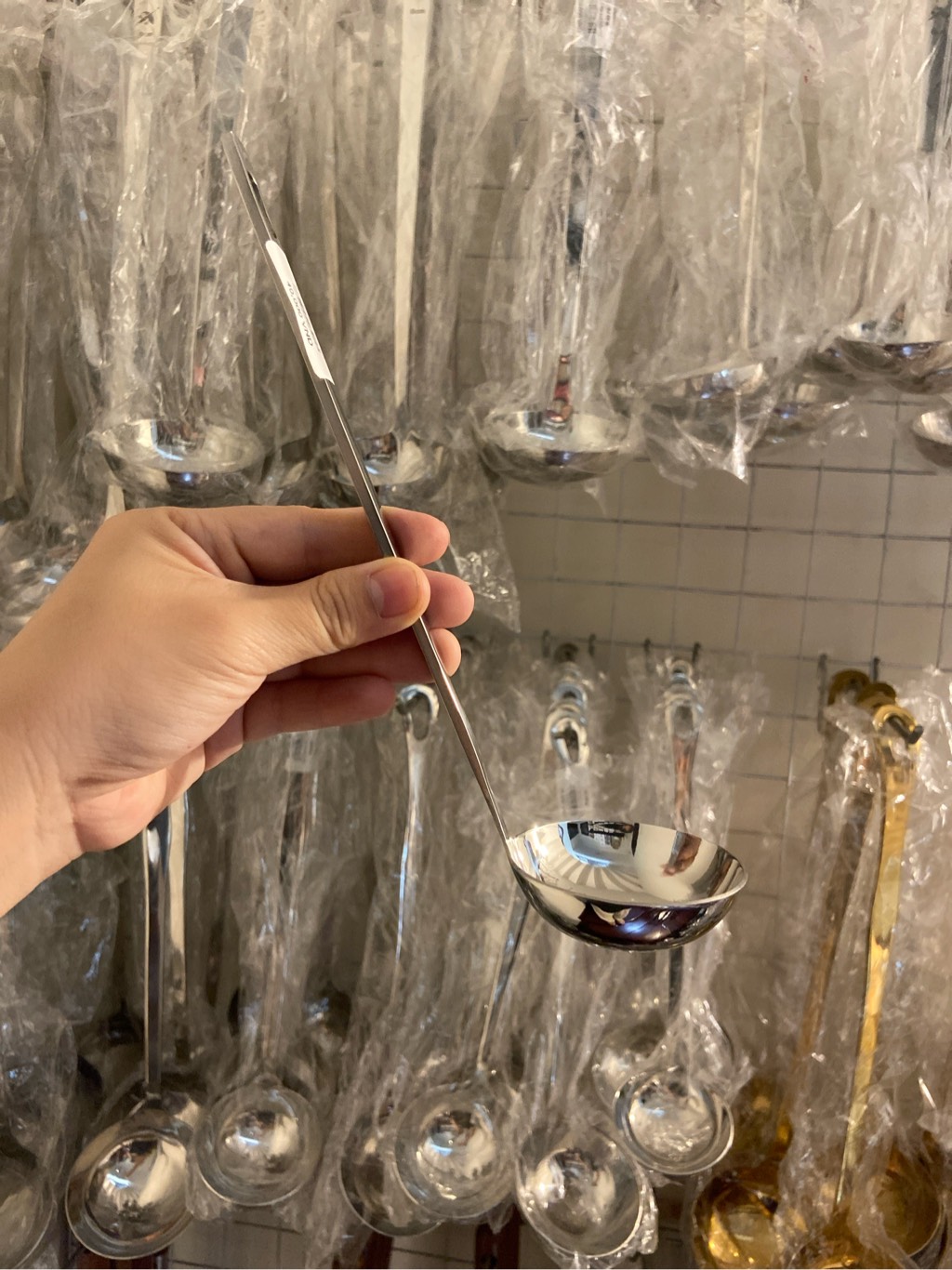 Muôi đặc bạc 6cm 101