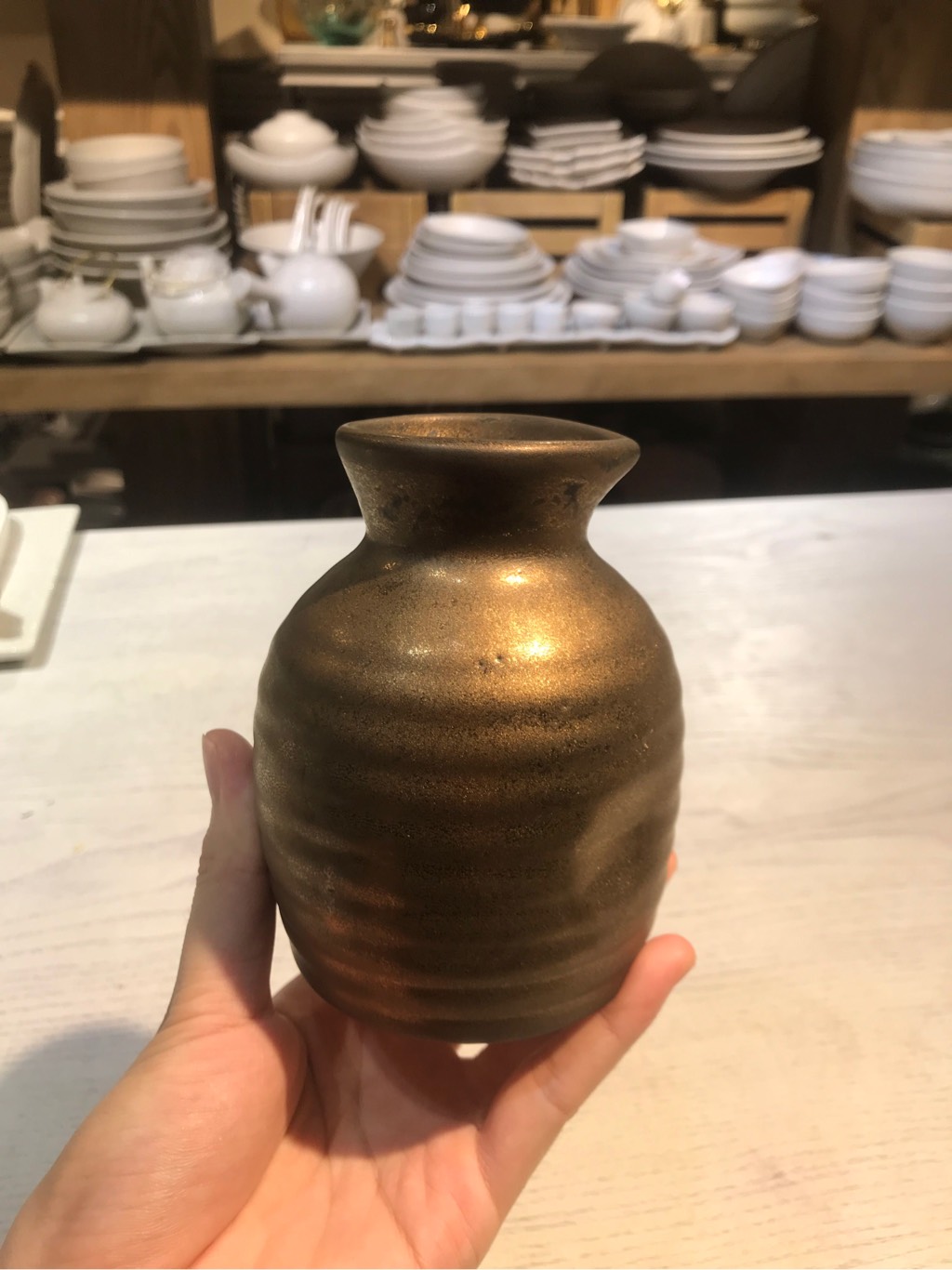 Bình sa kê (350ml) nâu đồng