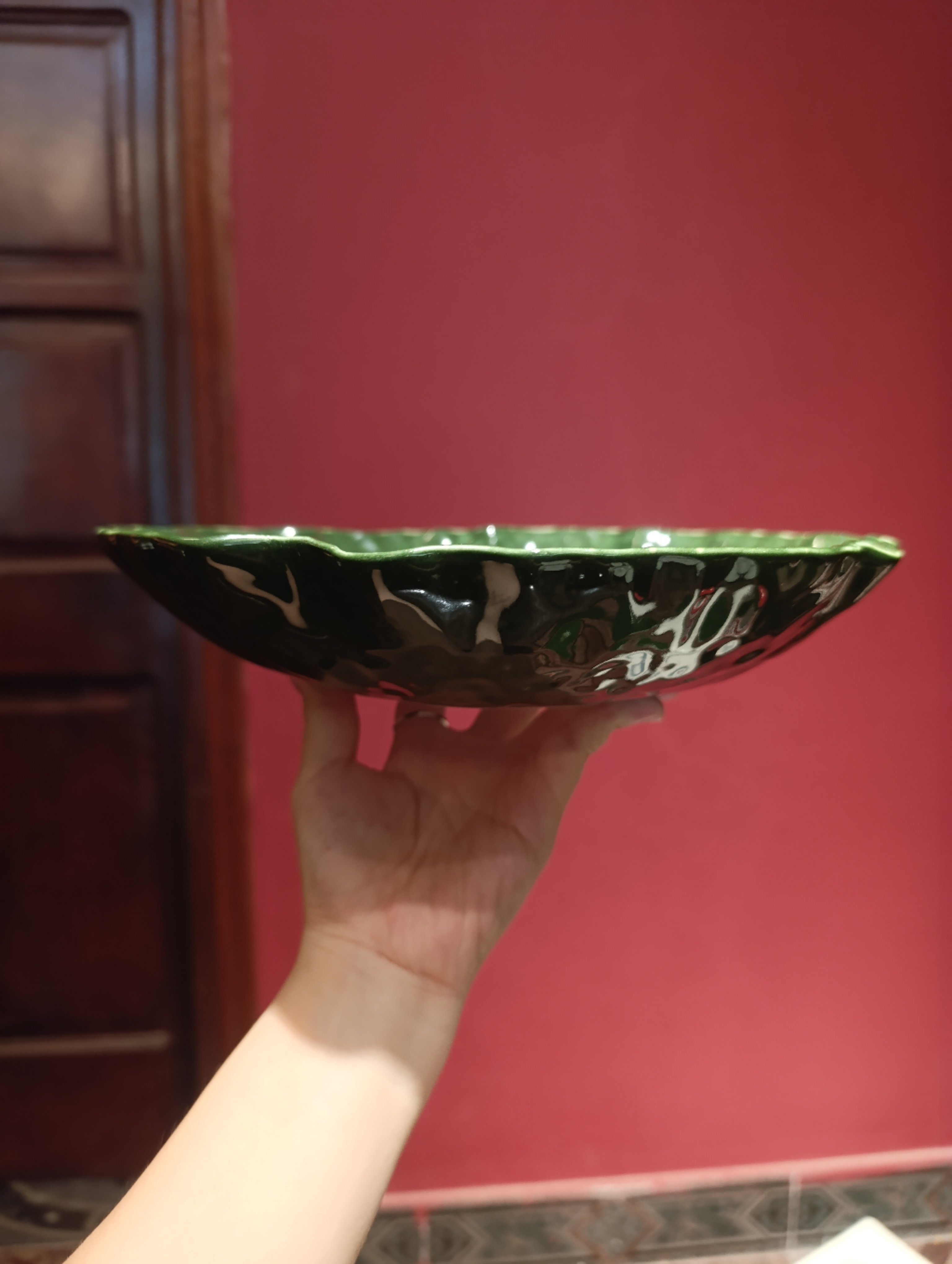 Đĩa sâu 10inch xanh lục