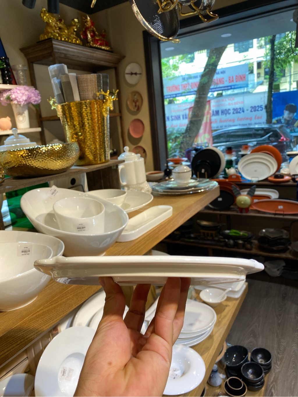 Tấm decor hoa 4 cánh 8inch