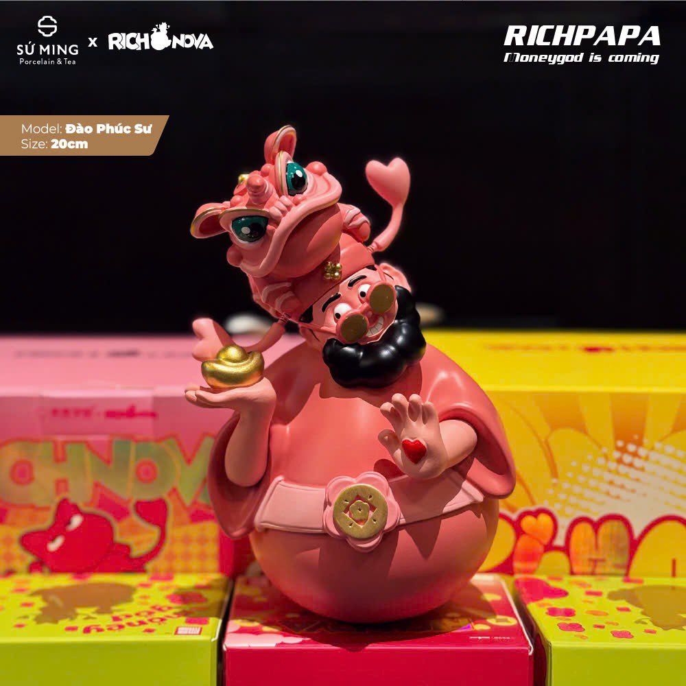 RICHNOVA Tứ Hỷ Thần Tài - 20cm