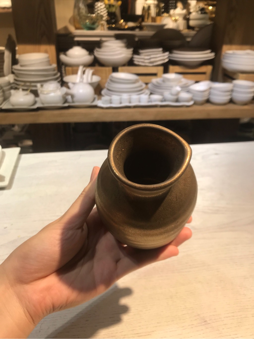 Bình sa kê (350ml) nâu đồng