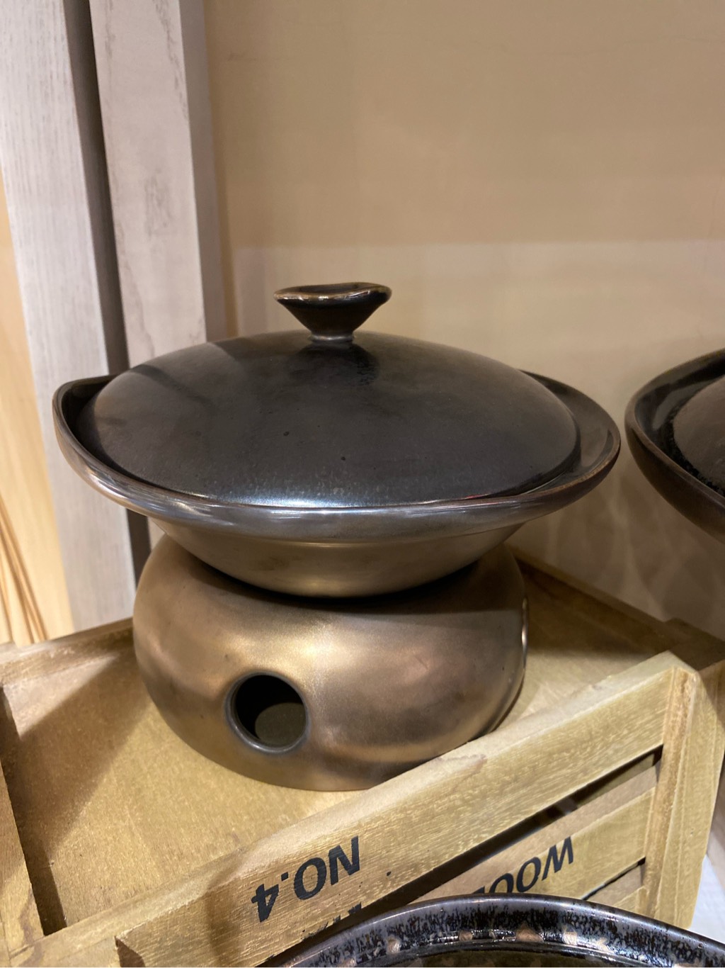 Bát soup có nắp 7 black