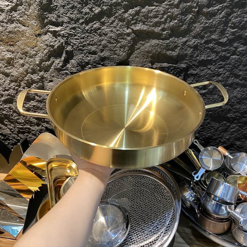 Chảo inox sâu 2 quai