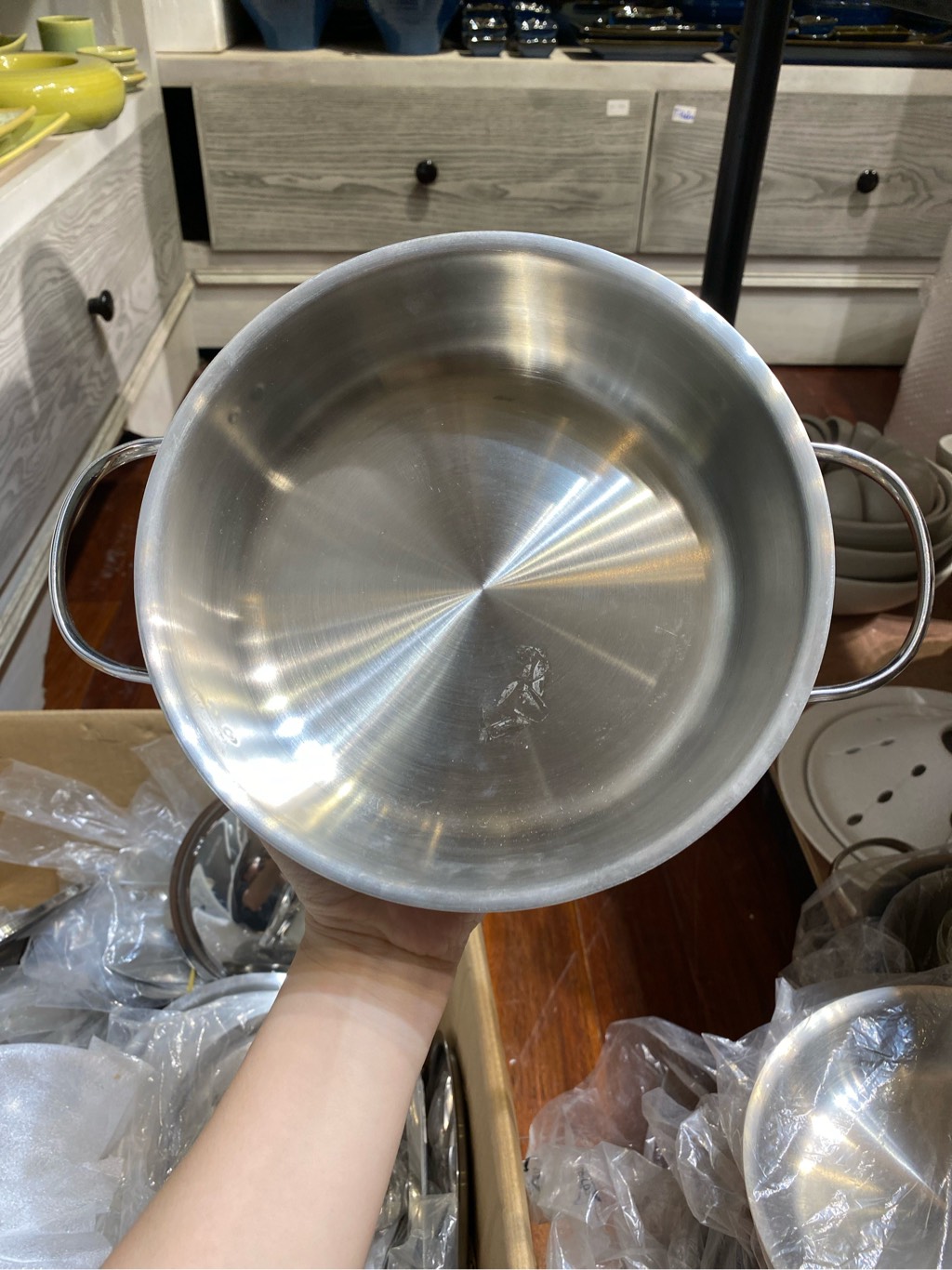 Chảo inox phủ ceramic 20 x 5cm Edelkochen_KN - Xanh Cốm