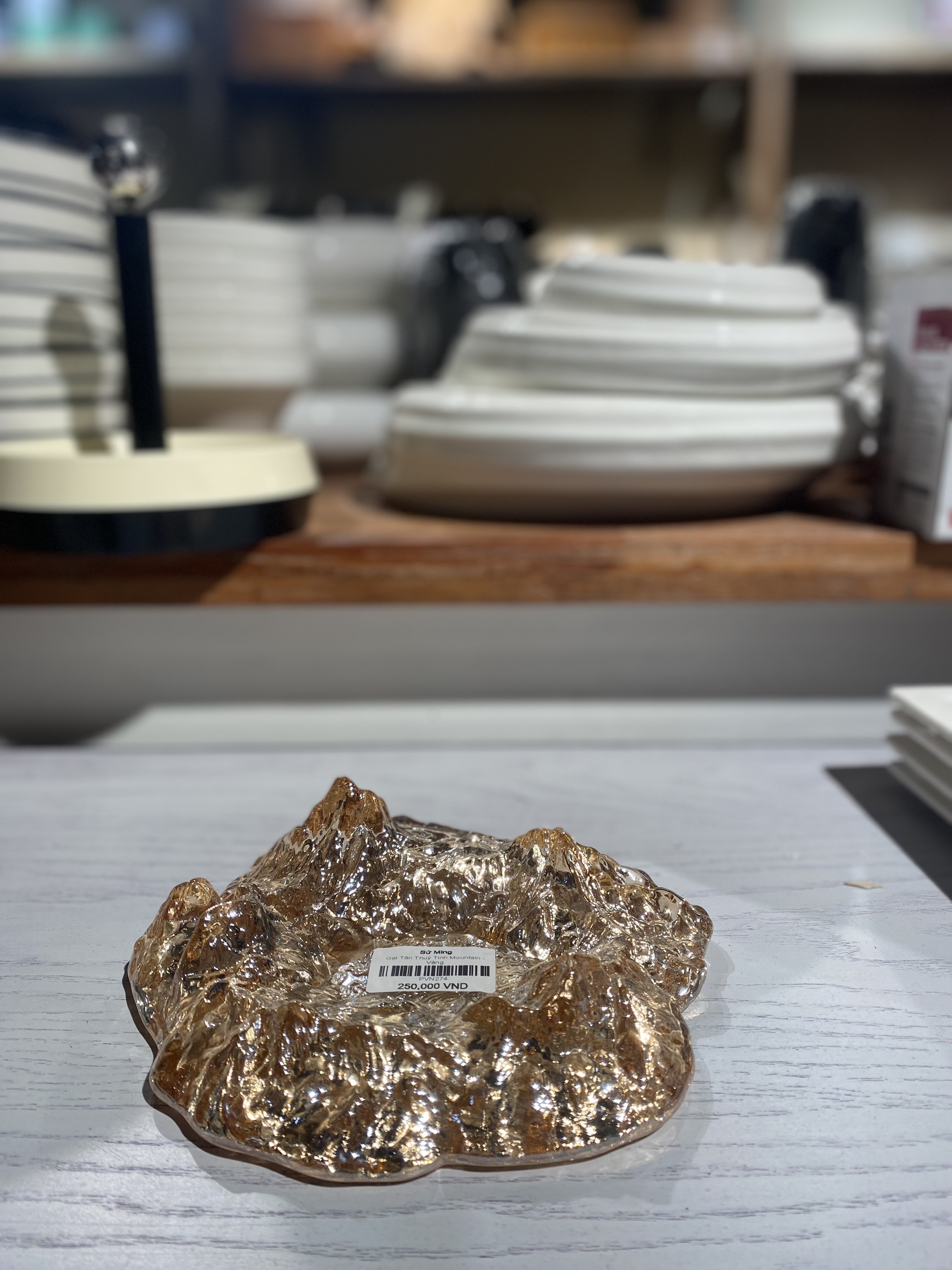 Gạt Tàn Thuỷ Tinh Mountain