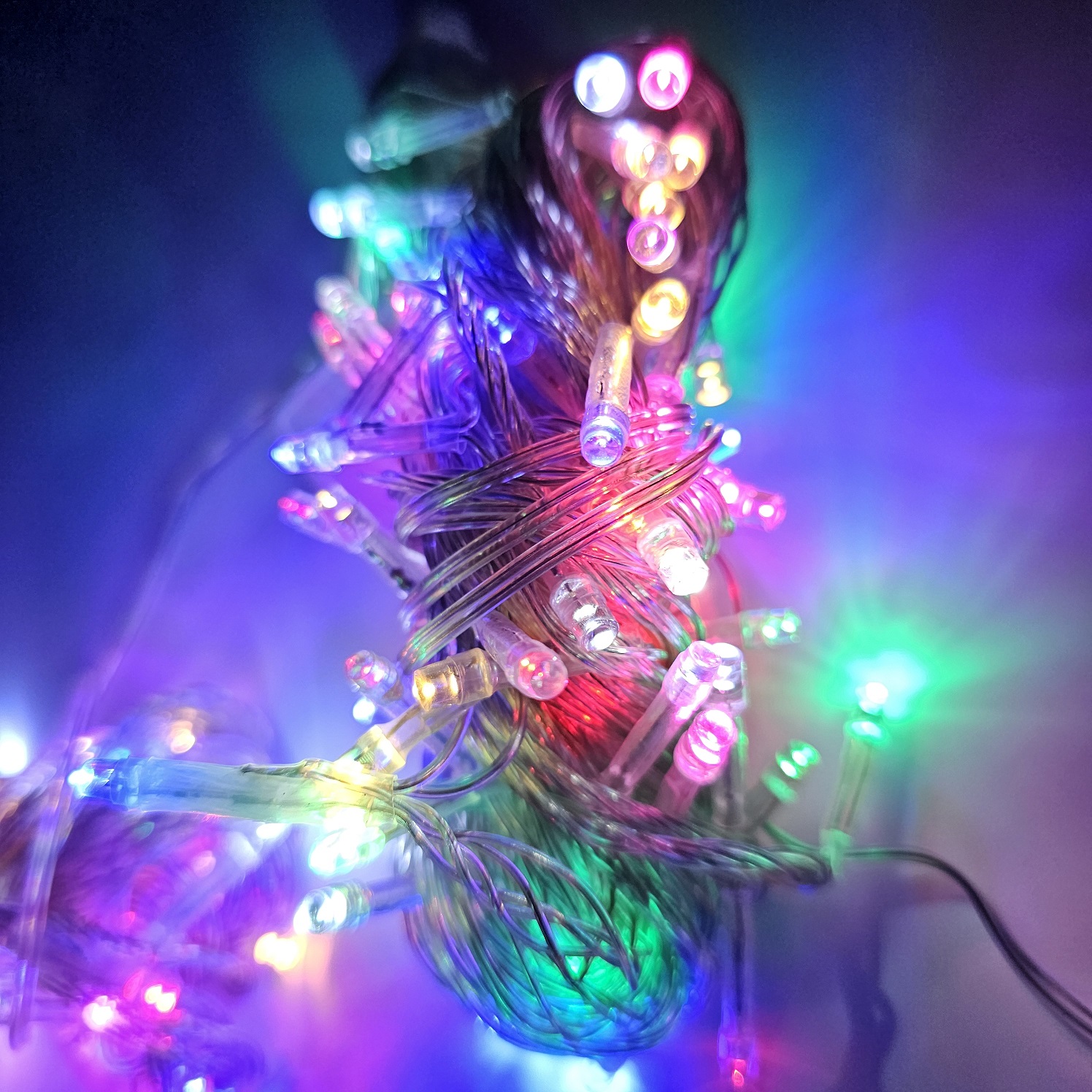 Dây Đèn Led Chớp Nháy dài 8m Nhiều Màu Loại tốt - Đèn Trang Trí Noel, Giáng Sinh, Ngày Lễ Tết