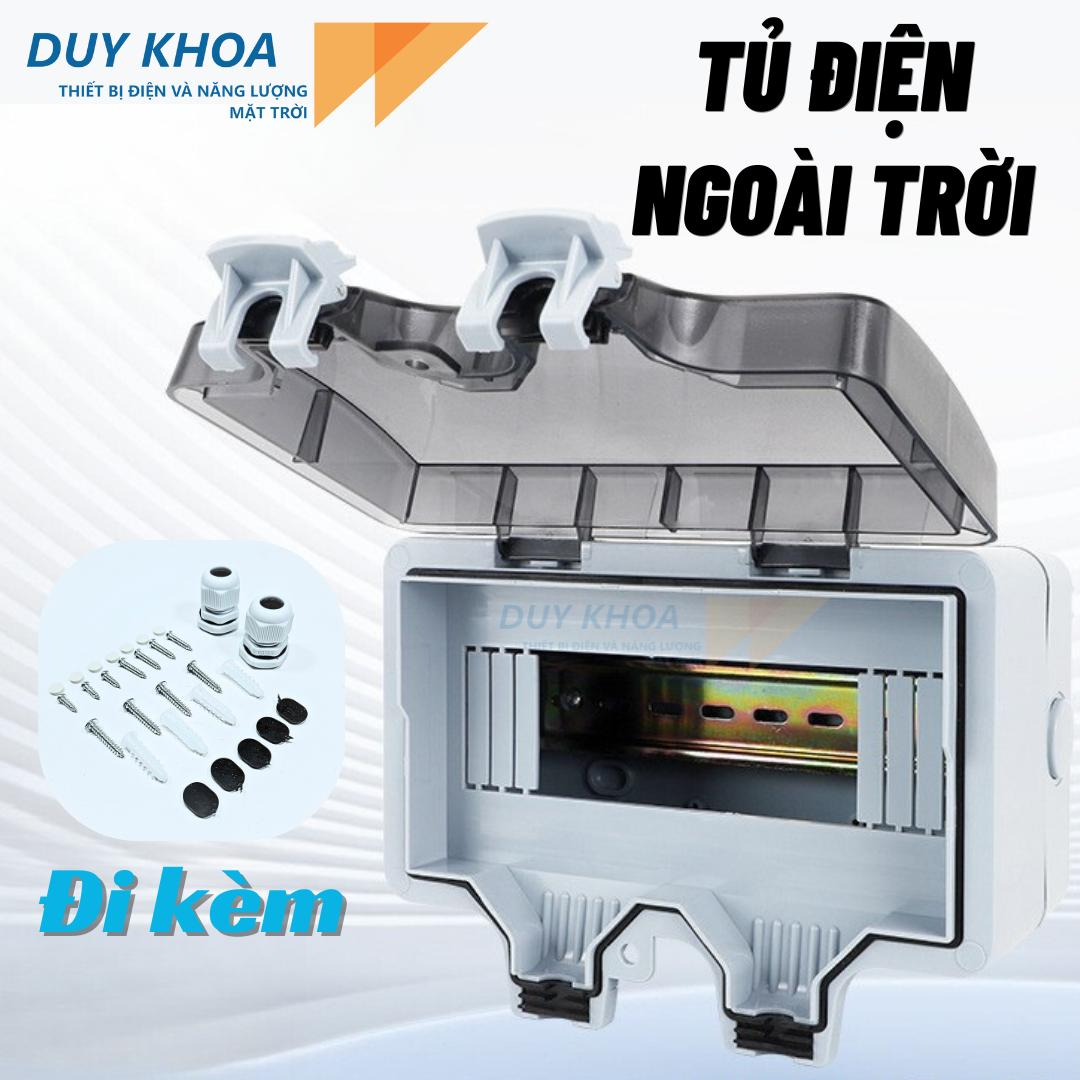 Ổ Cắm Gài Tủ Điện - 3 chấu 2 chấu Dòng 16A DIN Rail