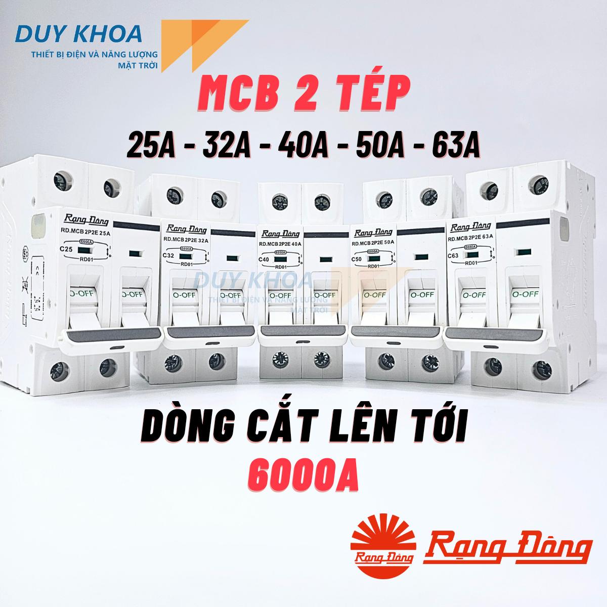 MCB Rạng Đông Chống quá tải