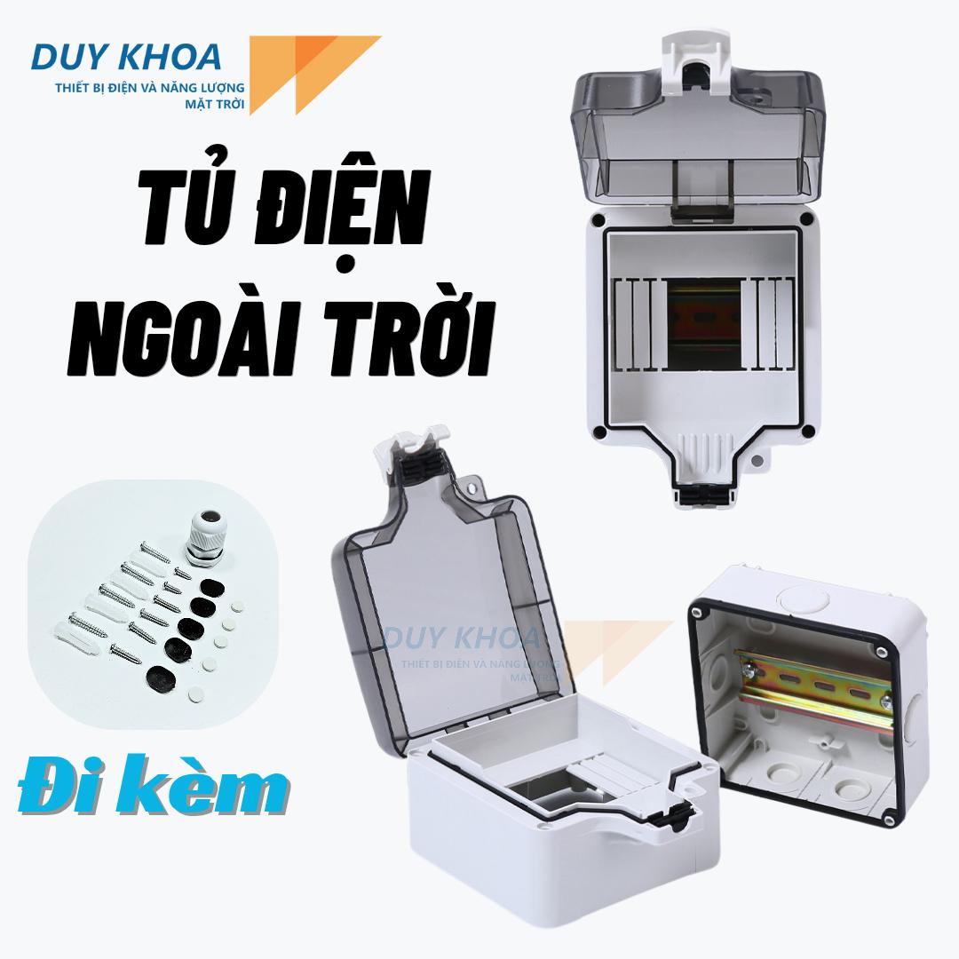 Ổ Cắm Gài Tủ Điện - 3 chấu 2 chấu Dòng 16A DIN Rail