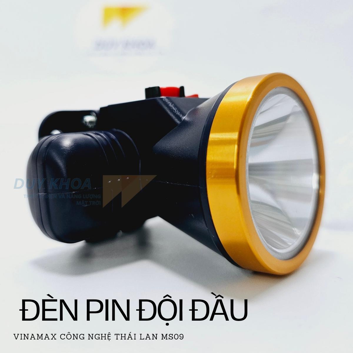 Đèn Pin Đội Đầu Siêu Sáng Chiếu Sáng Chuyên Dụng Cho Chạy Bộ, Cắm Trại, Sữa chữa khu vực không có điện MS09 Vinamax