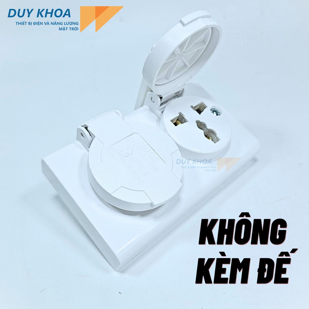 Ổ Cắm Đôi 3 Chấu Có Tiếp Địa Chống Nước IP54 32A/220V-250V MDCE