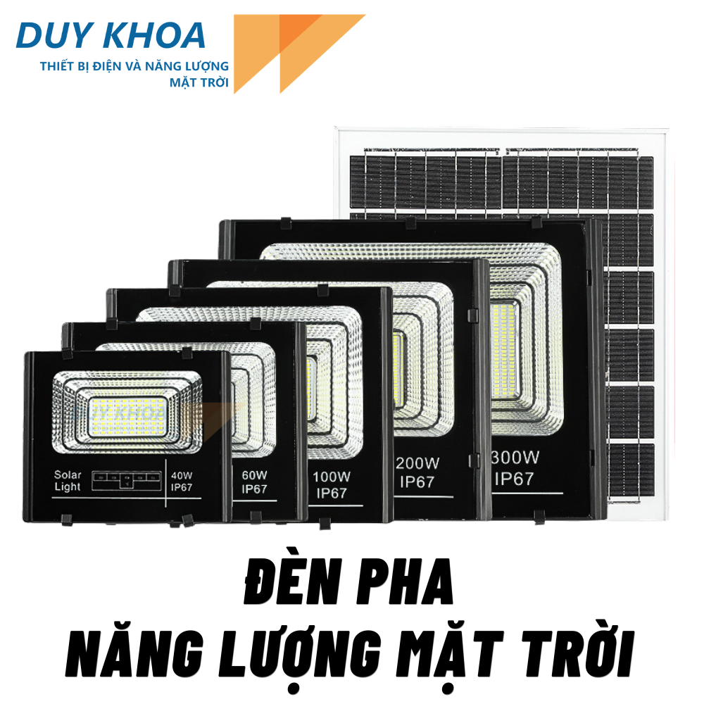 Đèn Pha Năng Lượng Mặt Trời FD Loại B