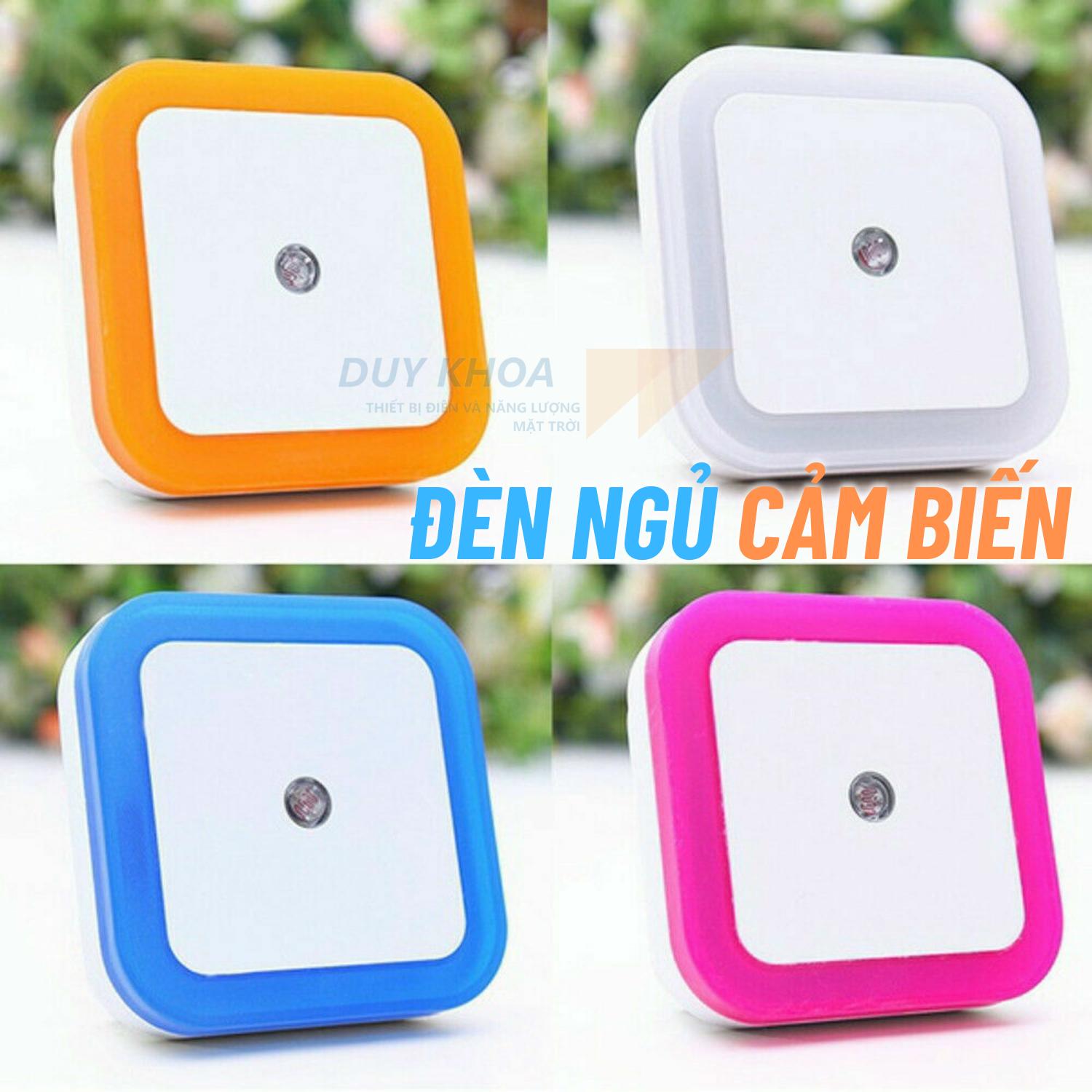 Đèn ngủ cảm biến tự sáng khi trời tối tự tắt khi trời sáng, ánh sáng dịu nhẹ gắn phòng ngủ cầu thang treo tường