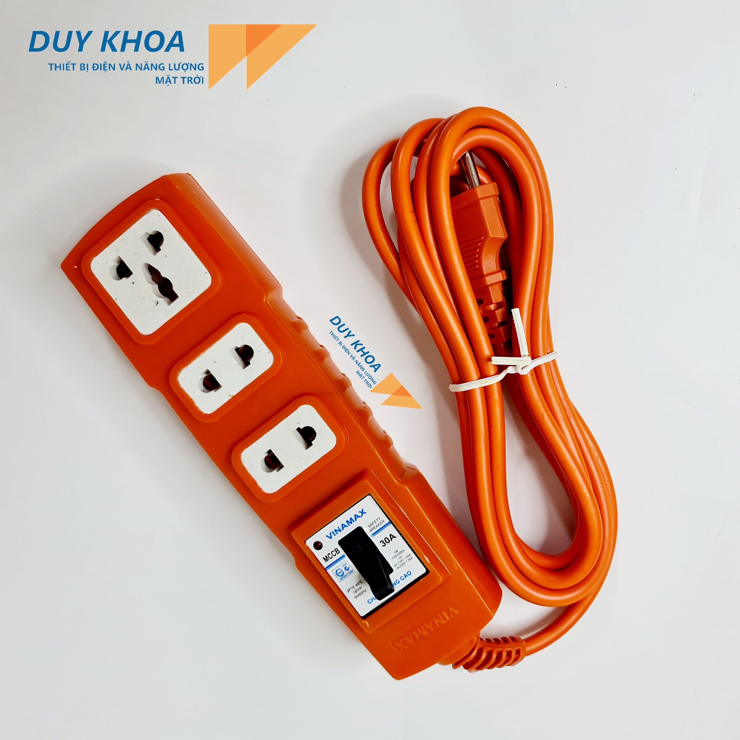 Ổ Cắm điện chịu tải Mặt sứ và Lõi sứ có CB 30A Vinamax