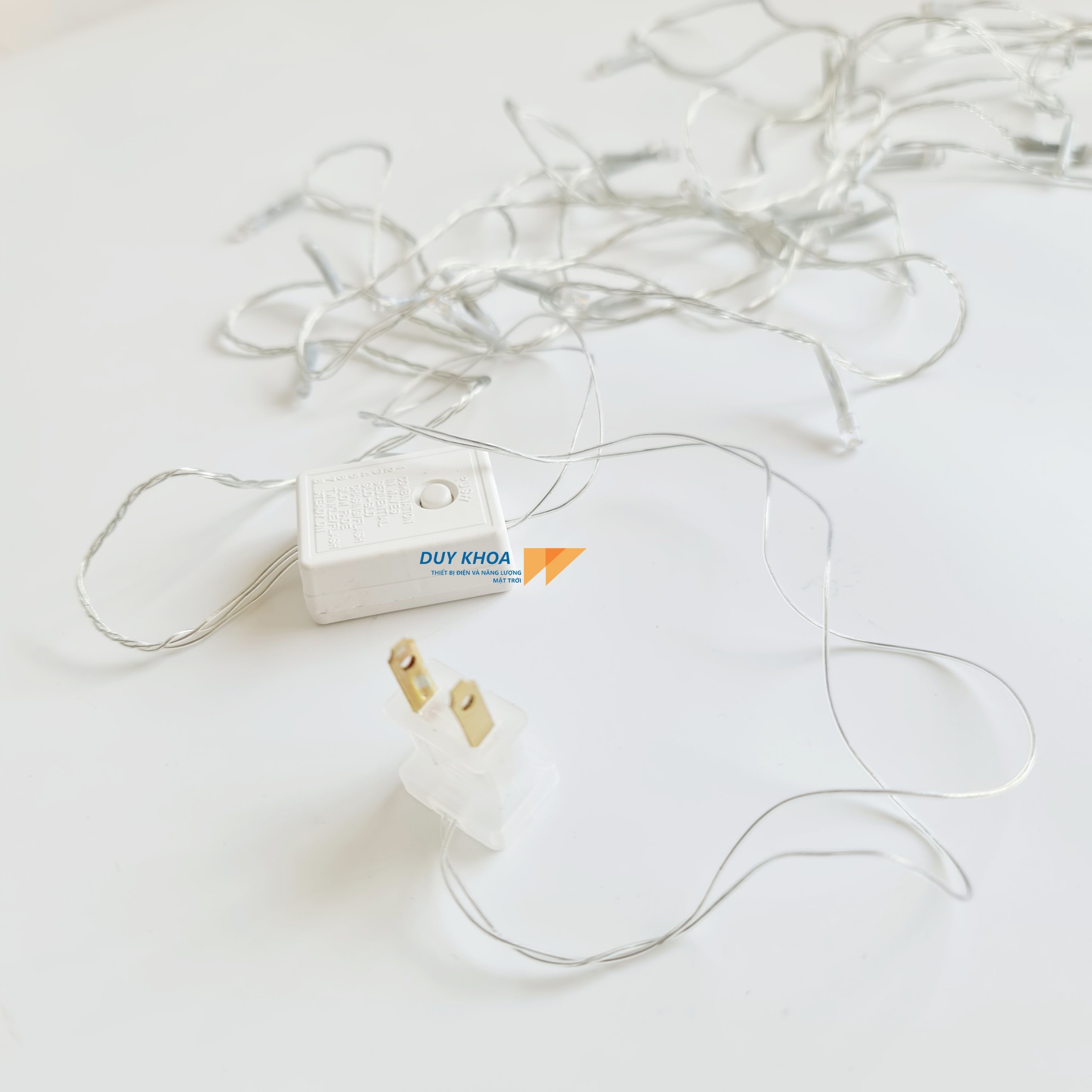 Dây Đèn Led Chớp Nháy dài 8m Nhiều Màu - Đèn Trang Trí Noel, Giáng Sinh, Ngày Lễ Tết