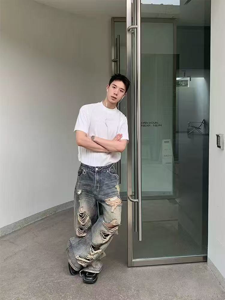 Quần jean suông 58021