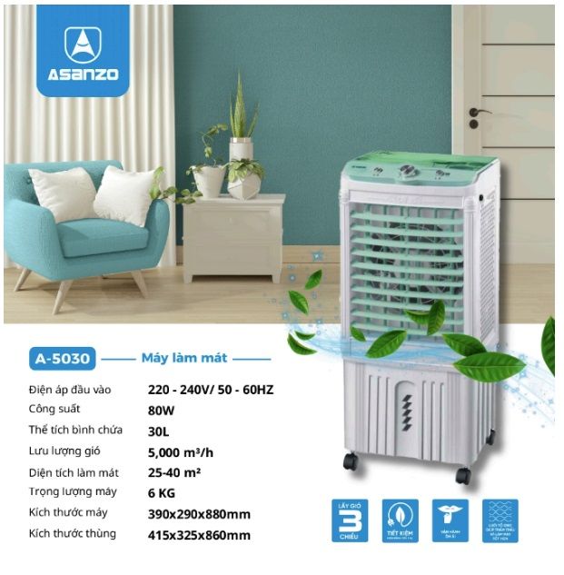 Máy làm mát Asanzo A-5030