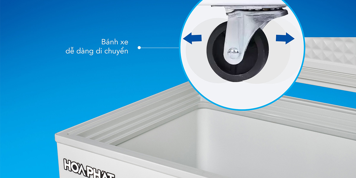 Bánh xe di chuyển tiện lợi