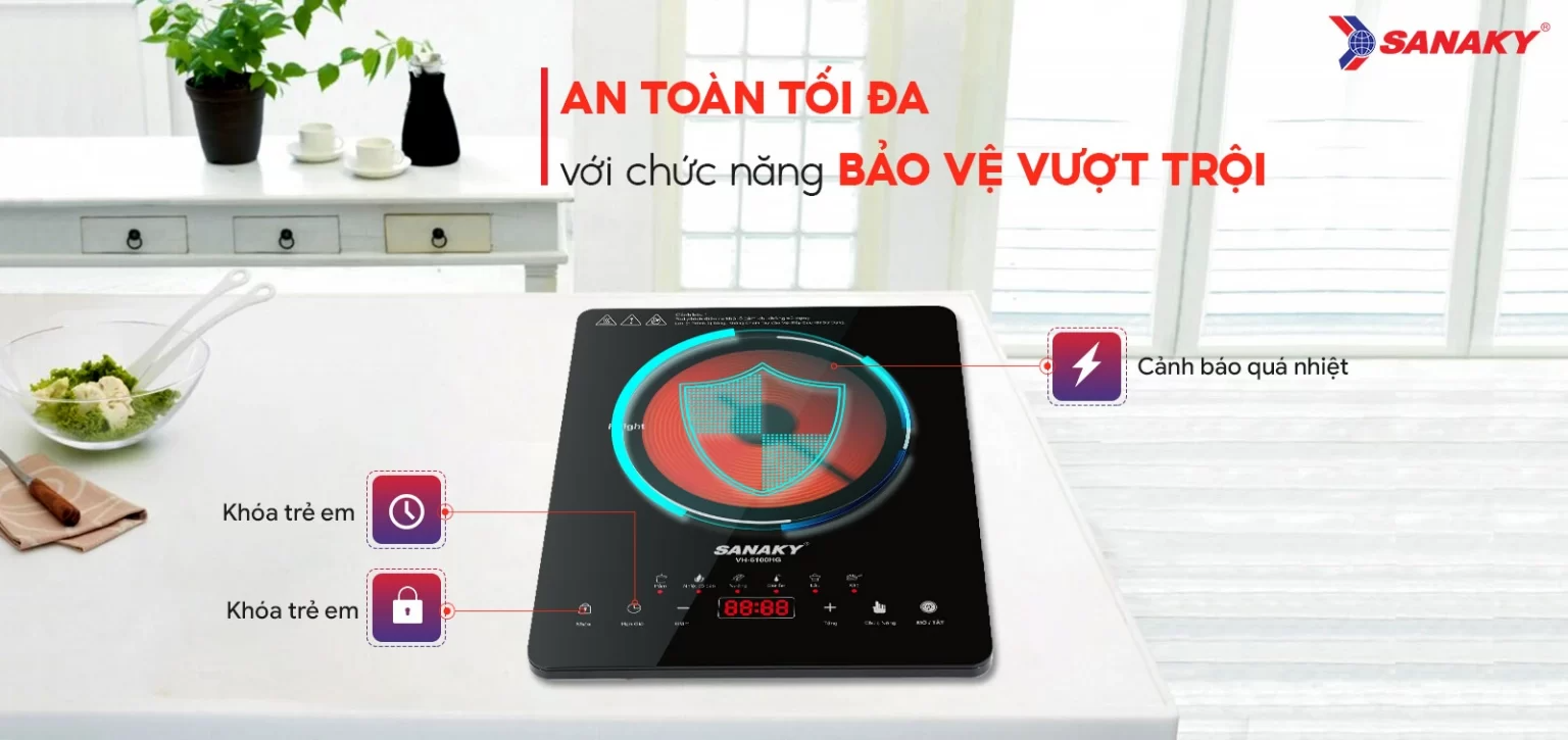 Bếp Hồng Ngoại Đơn Sanaky VH-3100HG