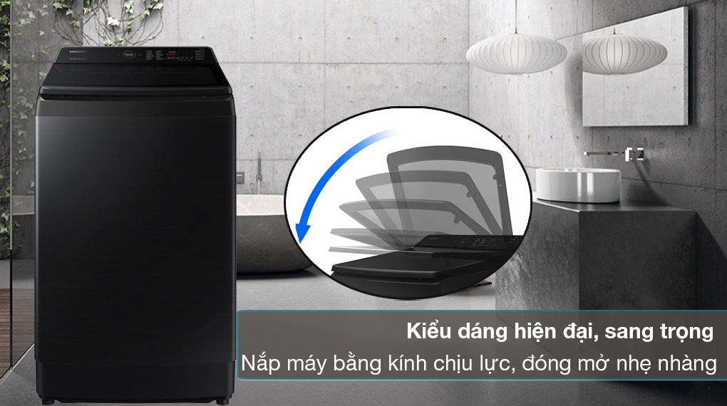 Máy giặt Samsung Inverter 12 Kg WA12CG5745BVSV