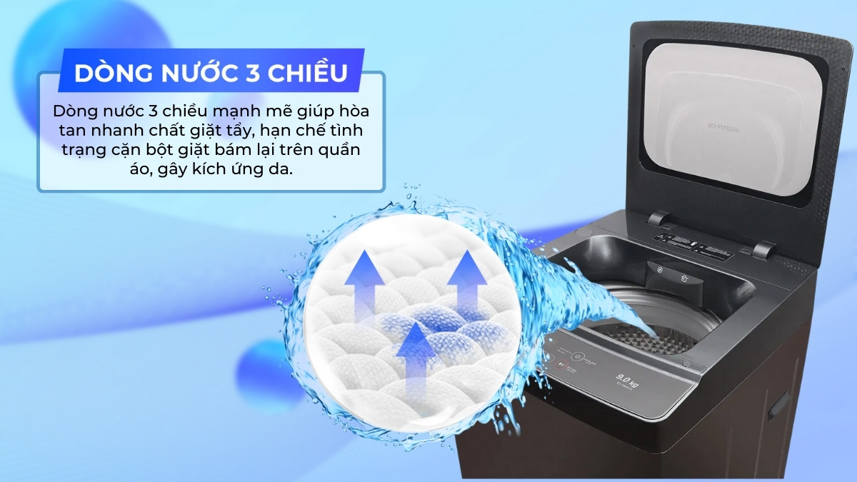 Máy giặt Sharp 10 Kg ES-Y100HV-S