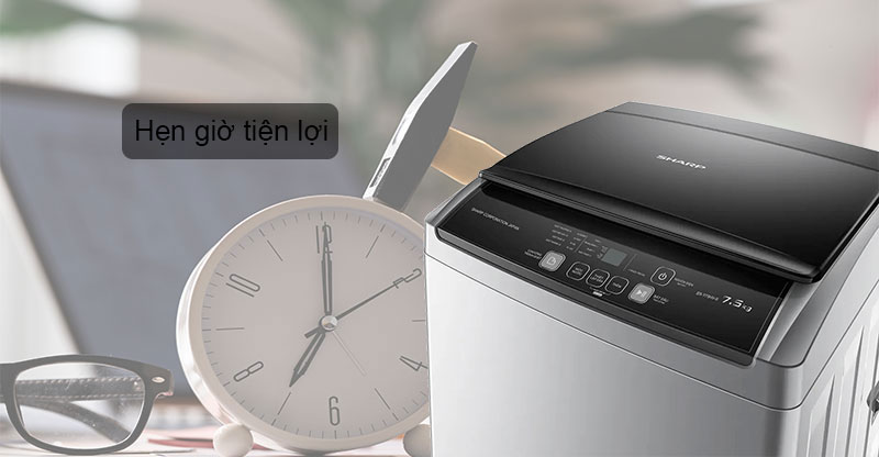 Máy giặt Sharp 7.5 Kg ES-Y75HV-S