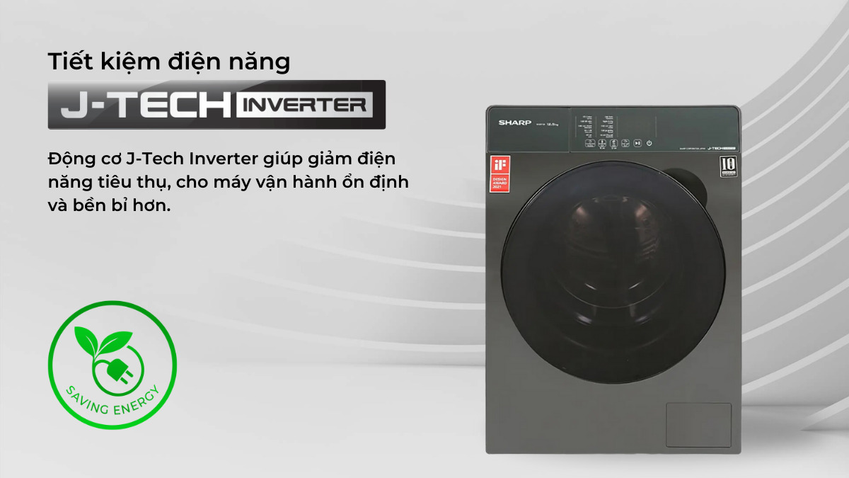 Công nghệ J-Tech Inverter giúp tối ưu lượng điện tiêu thụ
