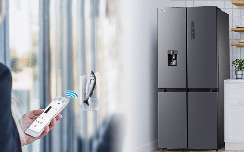 Tủ lạnh Toshiba Inverter 509 lít Multi Door GR-RF605WI-PMV(06)-MG