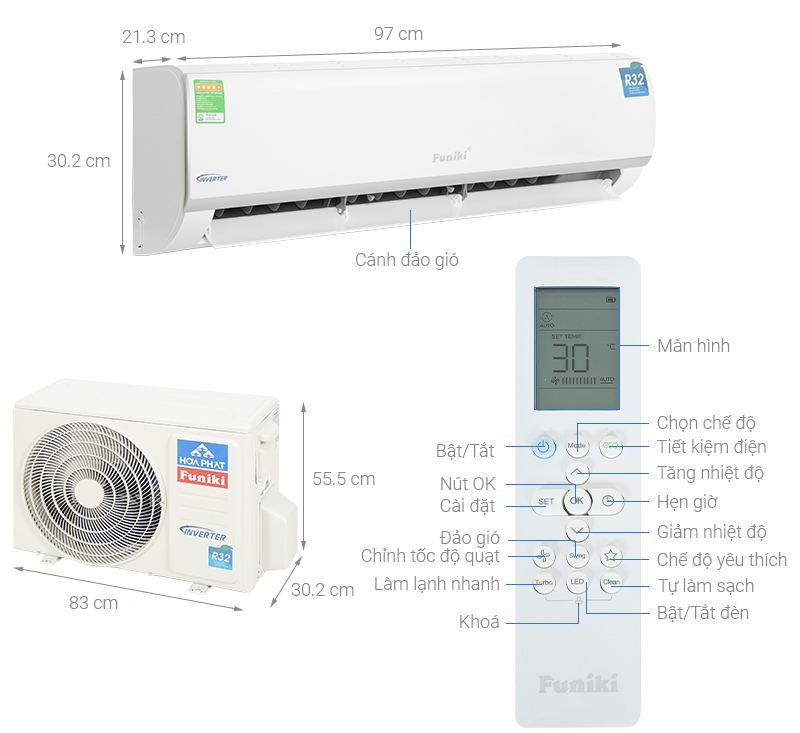Máy Lạnh Funiki Inverter 2 HP HIC18TMU.ST3