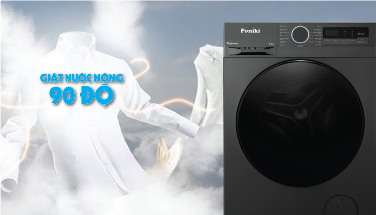 Máy giặt cửa trước Funiki HWM F895ADG