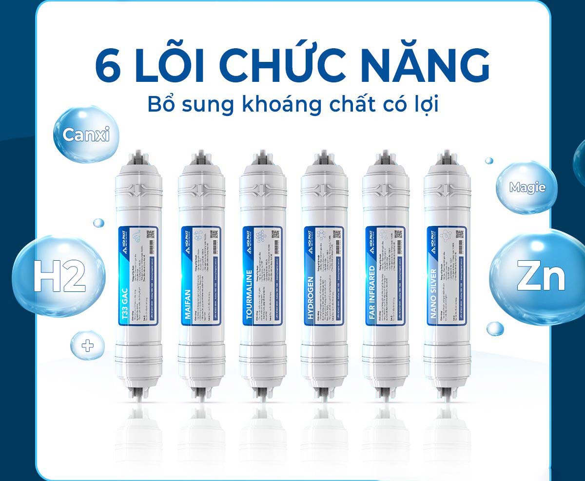 Máy Lọc Nước Ro Nóng Nguội Lạnh Hòa Phát Hpn625 10 Lõi