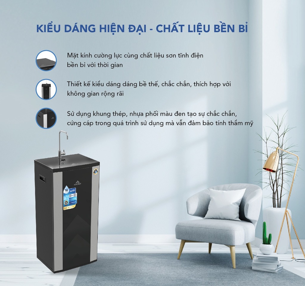 Máy lọc nước RO tủ đứng Hòa Phát HWR2A1022