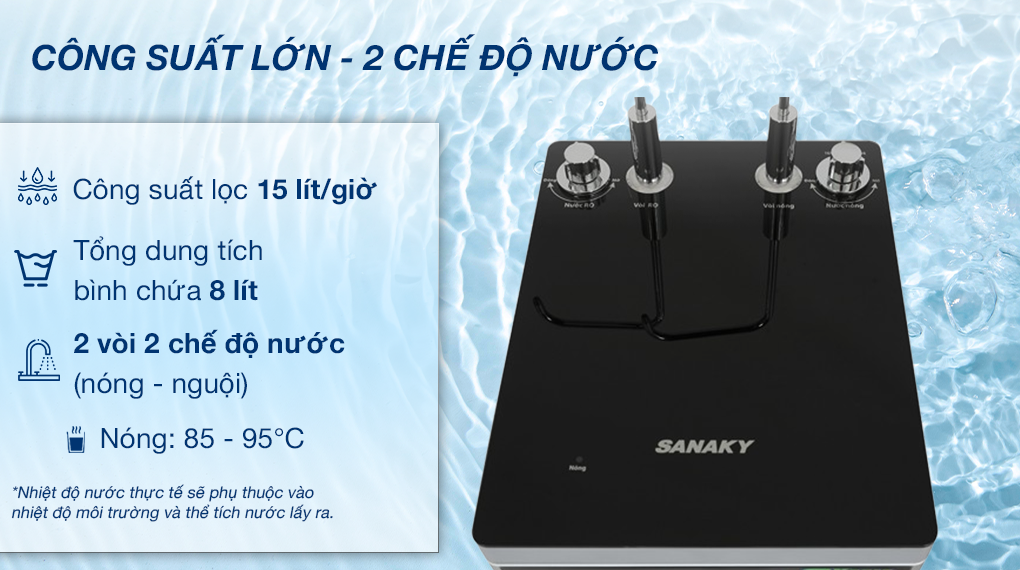 Máy lọc nước Sanaky VH-5020VD nóng nguội 11 lõi