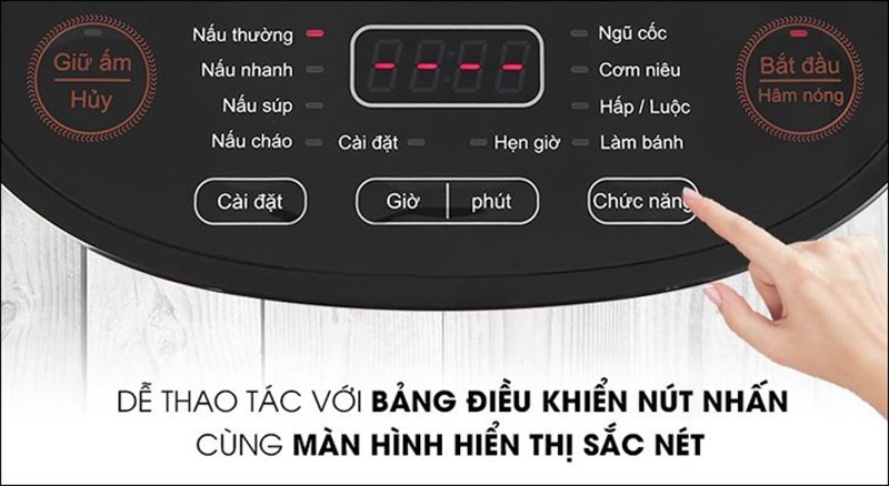 Nồi cơm điện tử AVA 1.8 lít TP40-CT01E