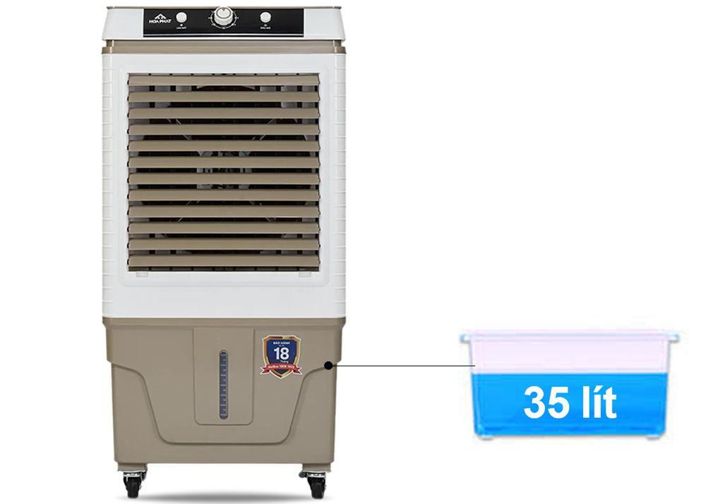 Quạt điều hòa Hòa Phát HPCF1-021 dung tích 35 lít