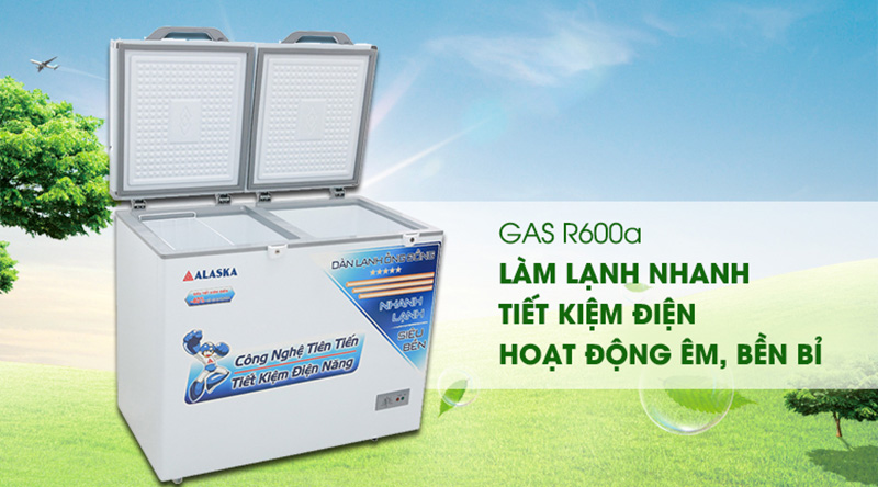 Tủ Đông Mát Alaska 450 Lít BCD-4568C