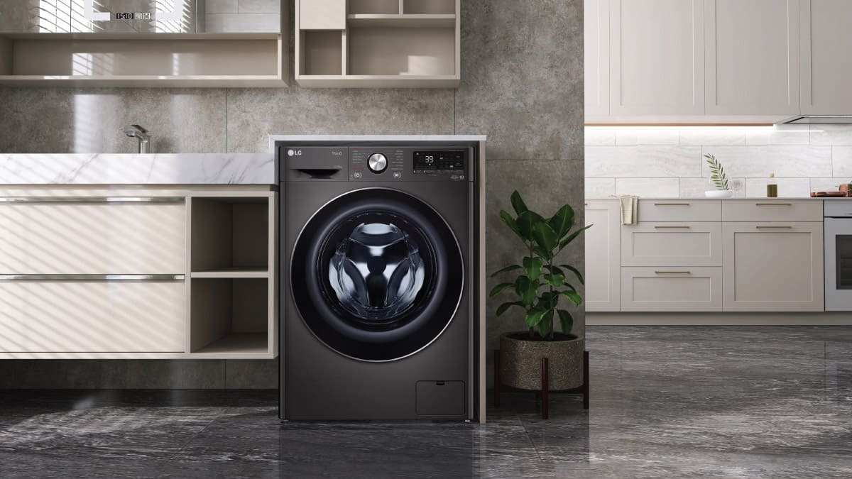 Máy sấy LG sở hữu thiết kế tối giản, hiện đại