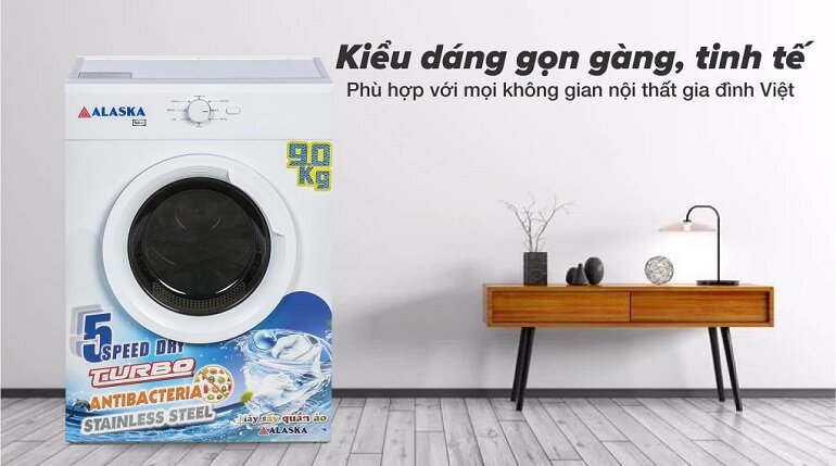 Thiết kế máy sấy Alaska