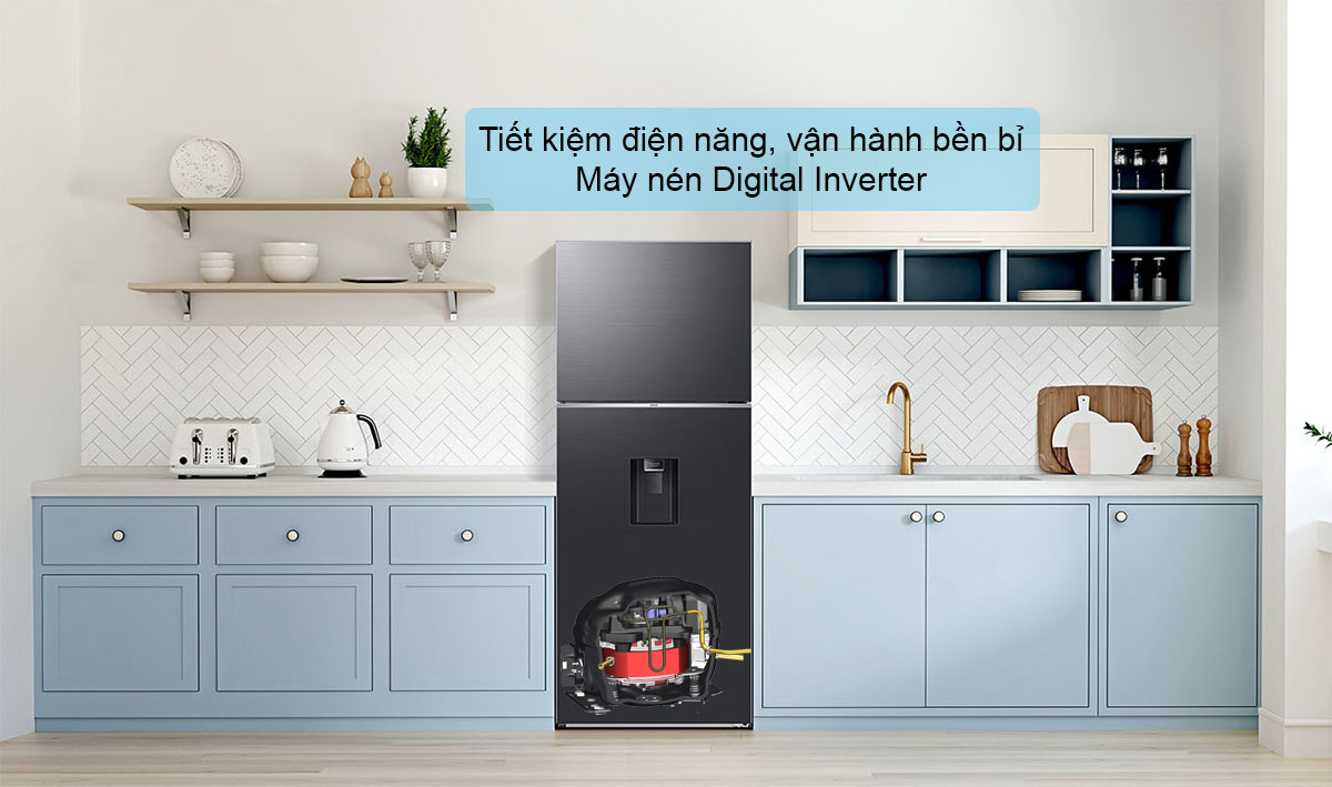 Tủ lạnh Samsung Inverter 382 lít RT38CG6584B1SV