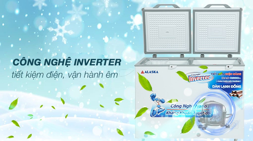 Tủ đông Alaska Inverter 221 lít BCD-3568CI