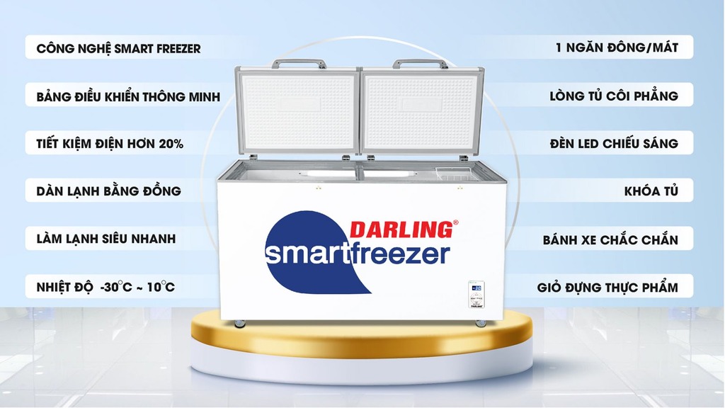 Tủ Đông Darling Smart DMF-3799AS