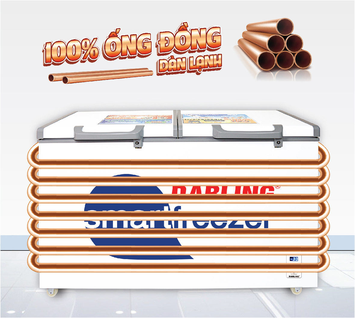 Tủ Đông Darling Smart DMF-3799AS